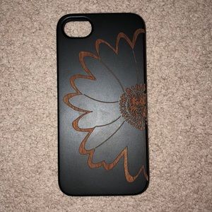 iPhone 8 wood carved flower case!